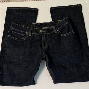 Levi's Classic Indigo Denim 542 Tilted Flare size 14